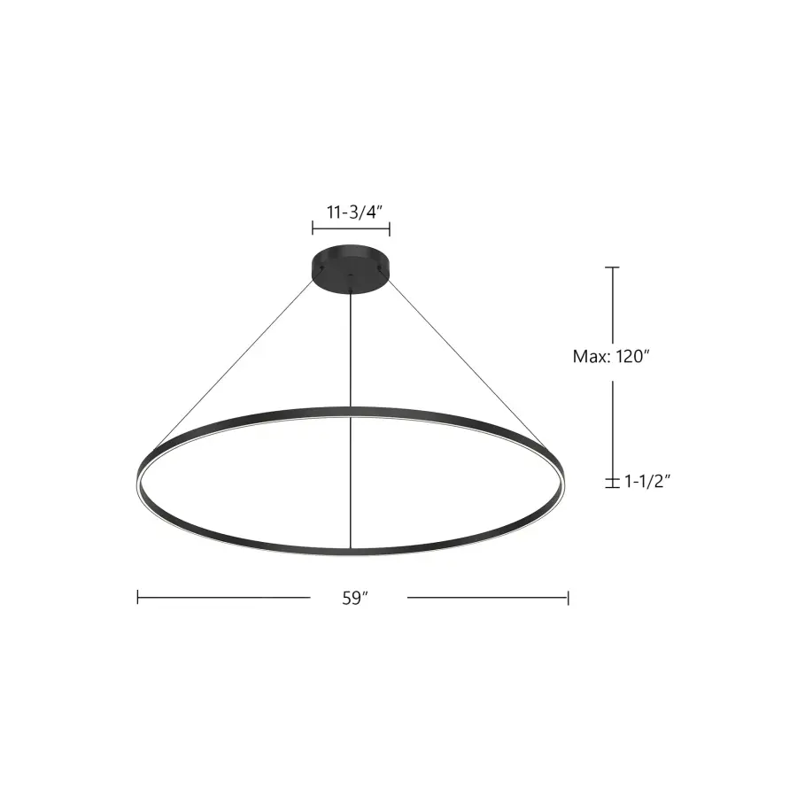Cerchio 60-Inch Up/Down Pendant - Image 12