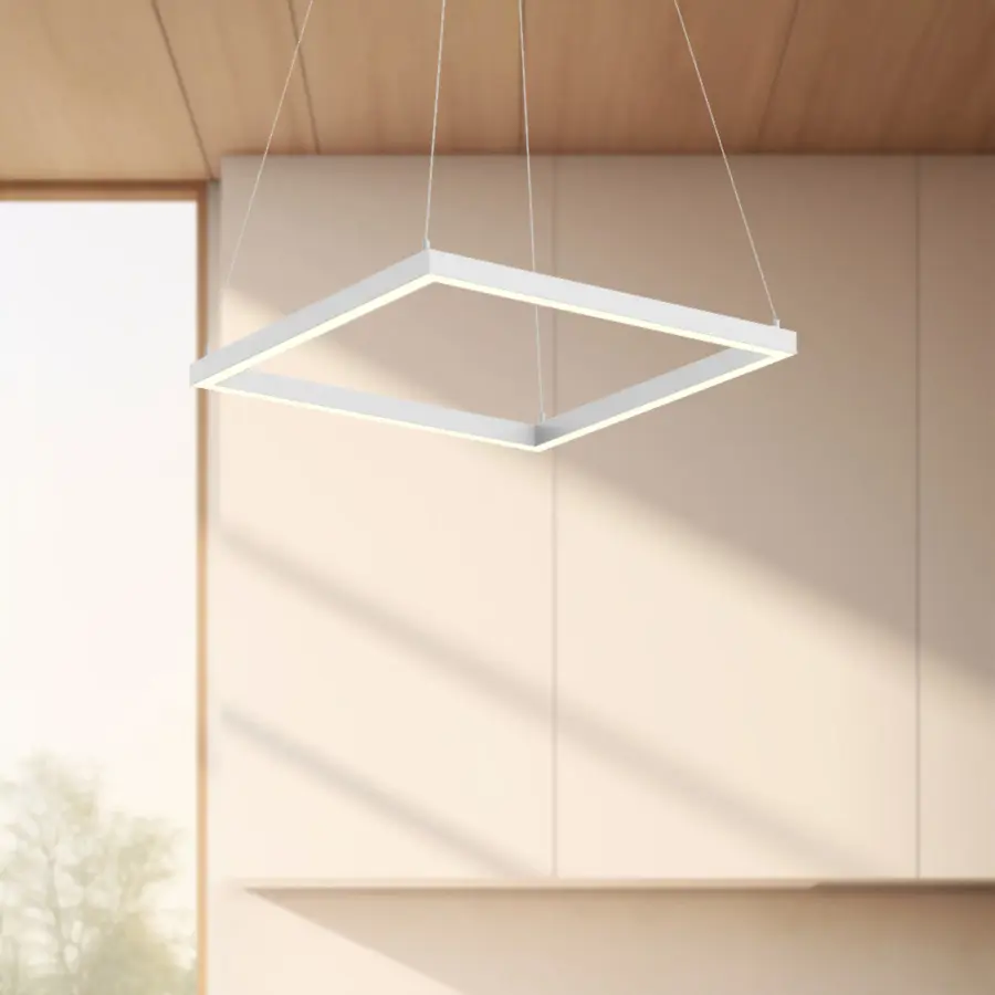 Sleek Linear Pendant with Integrated LED and Modern Minimalist Design - Image 3