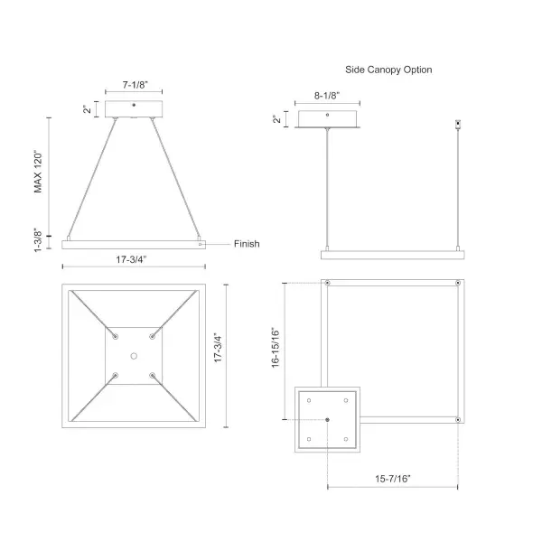Sleek Linear Pendant with Integrated LED and Modern Minimalist Design - Image 10