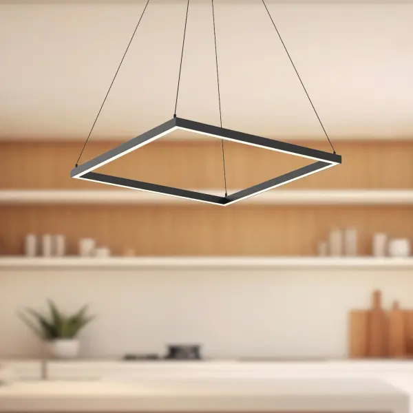 Sleek Linear Pendant with Integrated LED and Modern Aesthetic - Image 3