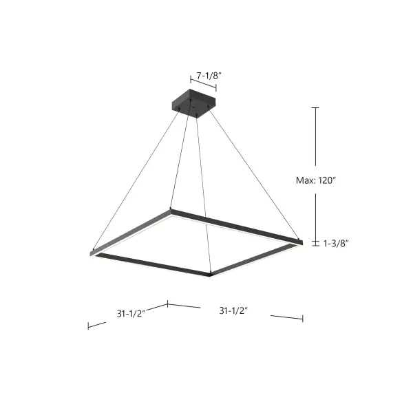Piazza 32-Inch Linear Pendant - Image 9