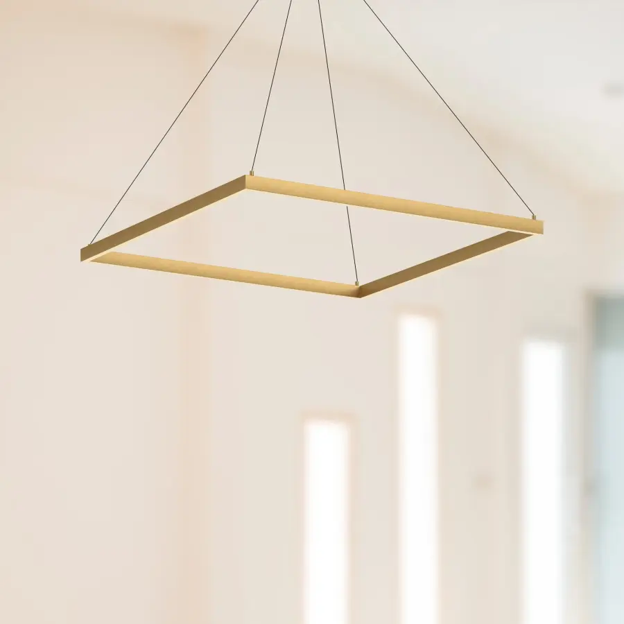 Sleek Linear LED Pendant Perfect for Modern Dining & Kitchen Spaces - Image 2