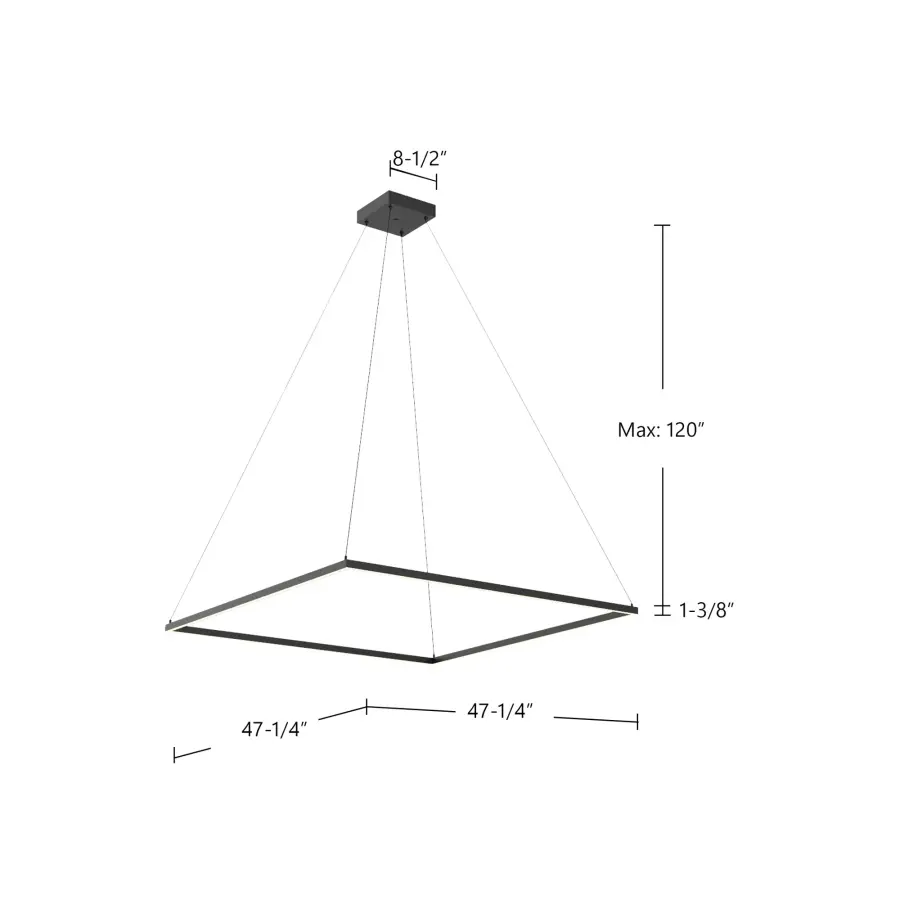 Sleek 48-Inch Linear Pendant with Integrated LED and Modern Profile - Image 10