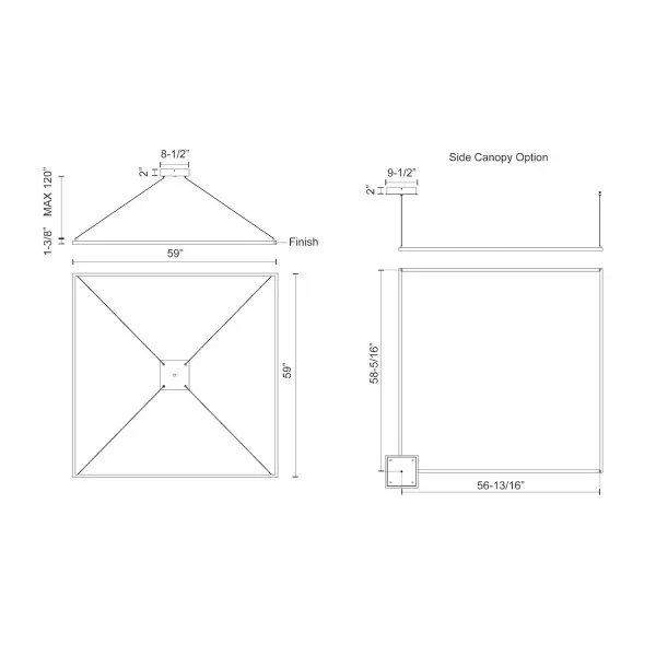 Piazza 60-Inch Linear Pendant - Image 11