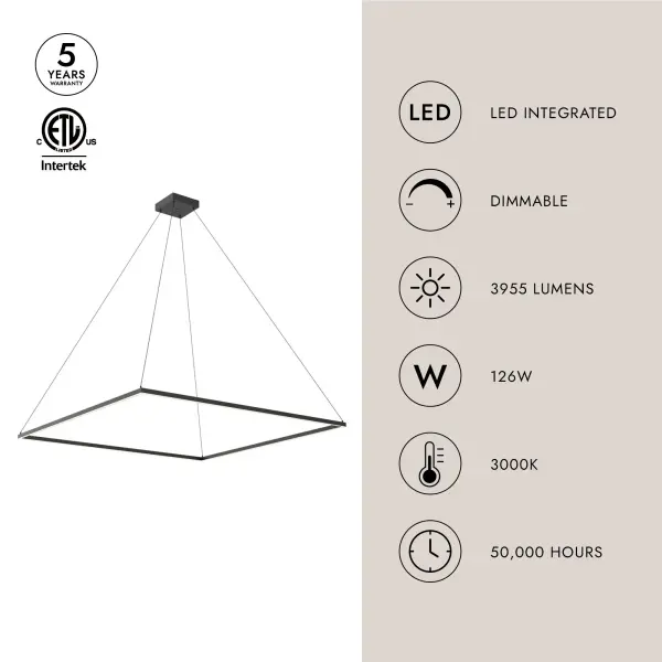 Piazza 60-Inch Linear Pendant - Image 8