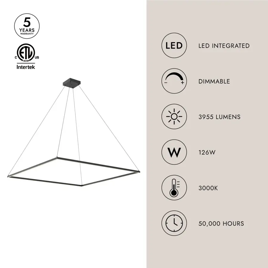 Piazza 60-Inch Linear Pendant - Image 8
