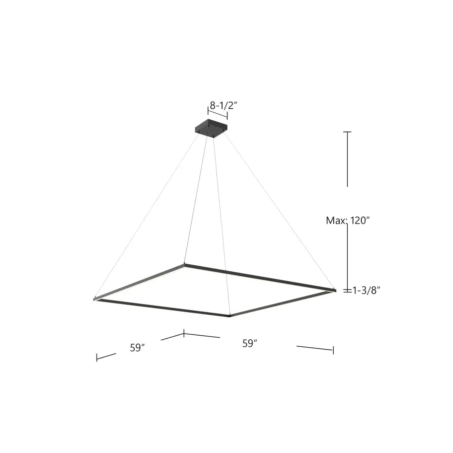Piazza 60-Inch Linear Pendant - Image 10