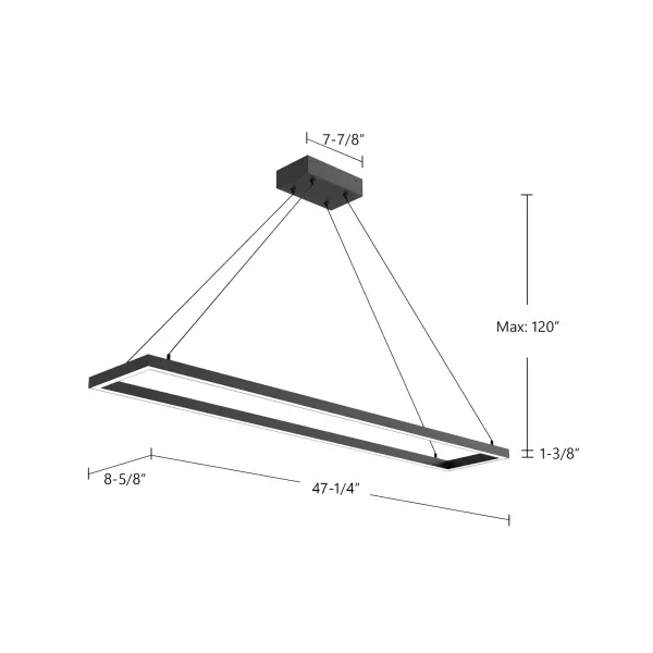 Sleek Linear Pendant Perfect for Modern Kitchen Islands & Dining Tables - Image 15