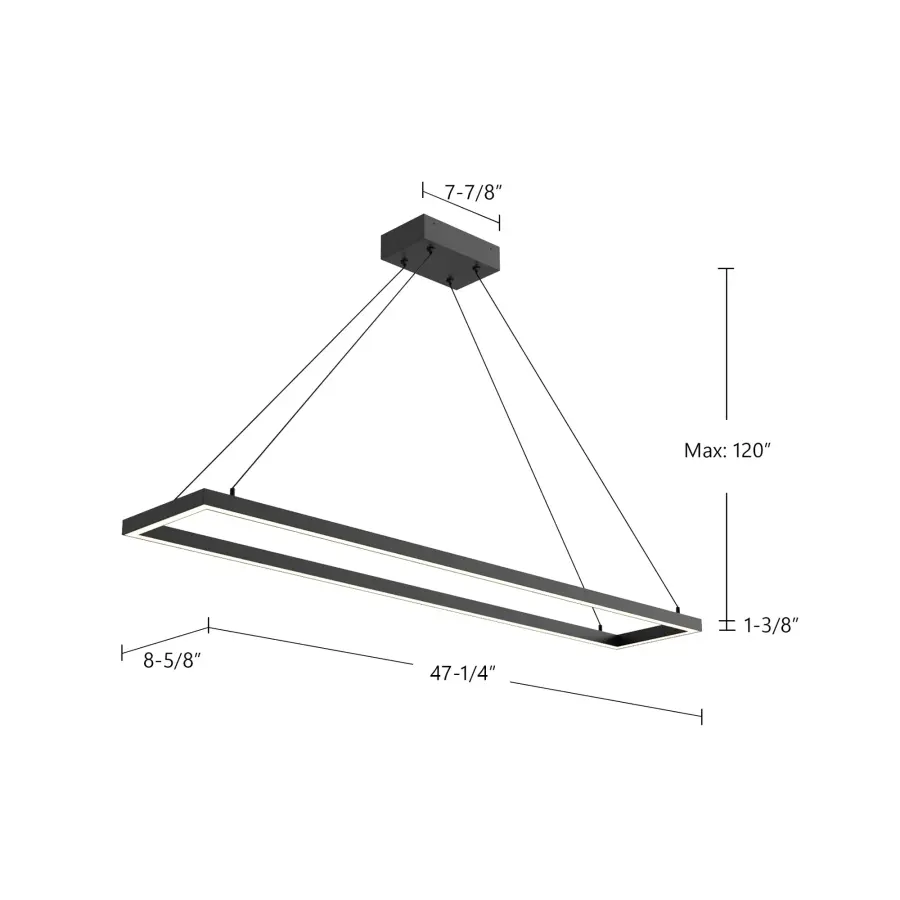 Sleek Linear Pendant Perfect for Modern Kitchen Islands & Dining Tables - Image 15