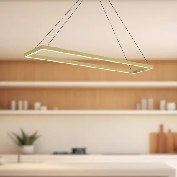 Sleek Linear Pendant Perfect for Modern Kitchen Islands & Dining Tables - Image 4