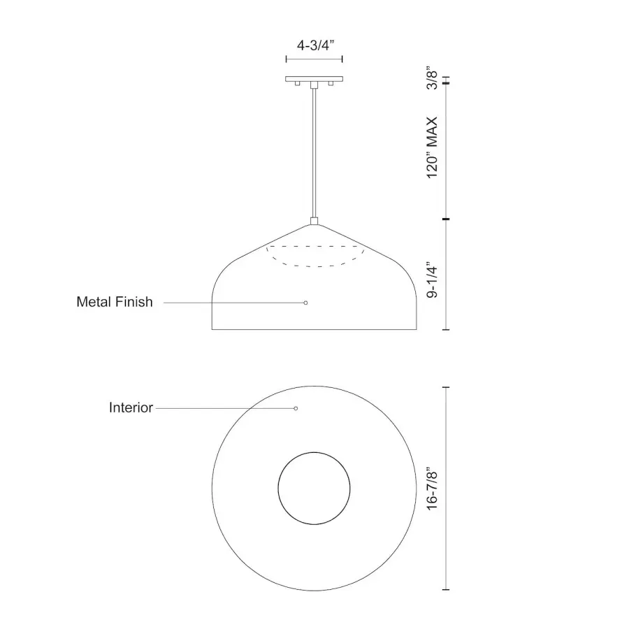 Helena 17-Inch Pendant Light - Image 11