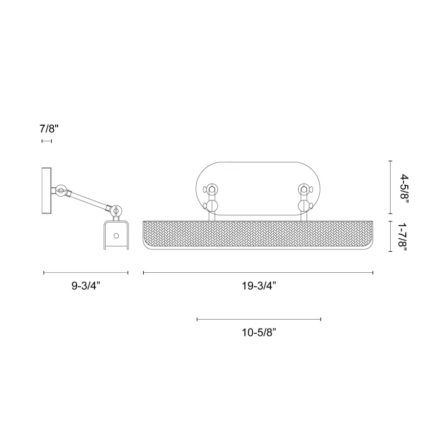 Valise Picture 20" Wall Light - Image 8