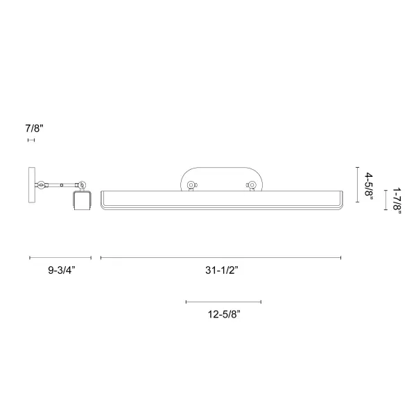 Valise Picture 32" Wall Light - Image 9