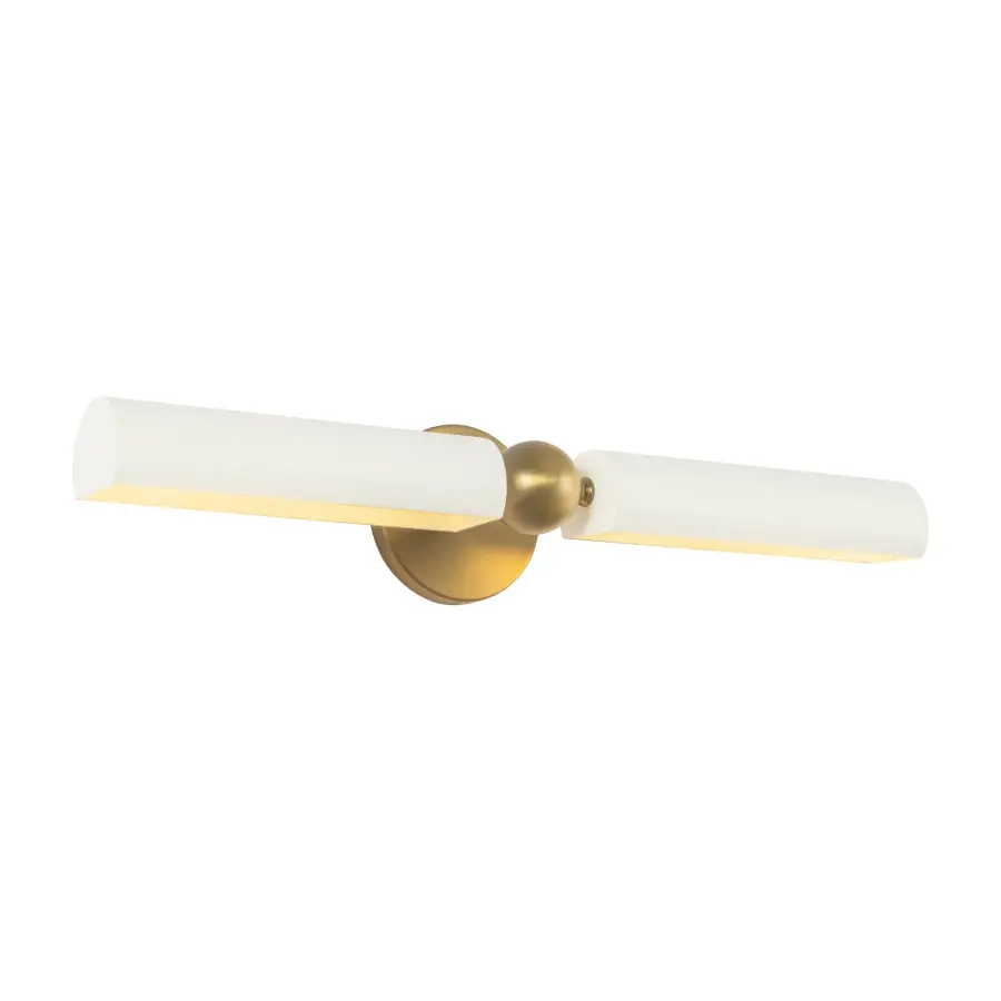 Cole 23-Inch Picture Light in Brushed Gold - Image 4