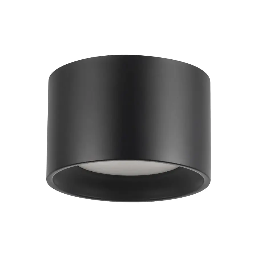 Uma 5-Inch Semi-Flush Mount in Black - Image 2