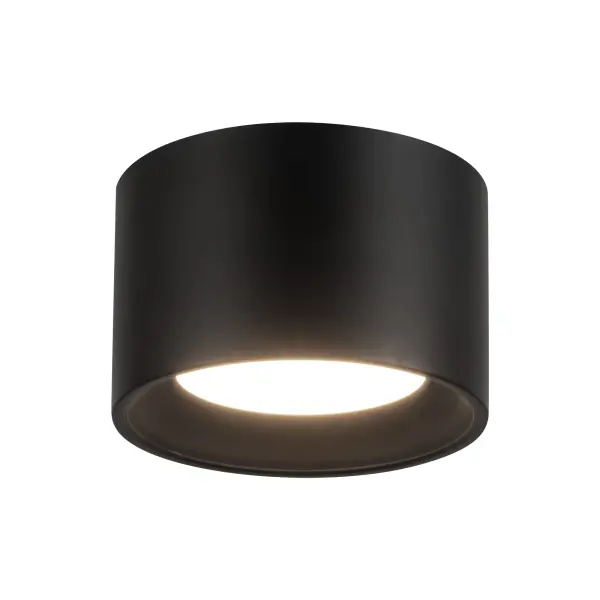 Uma 5-Inch Semi-Flush Mount in Black - Image 4