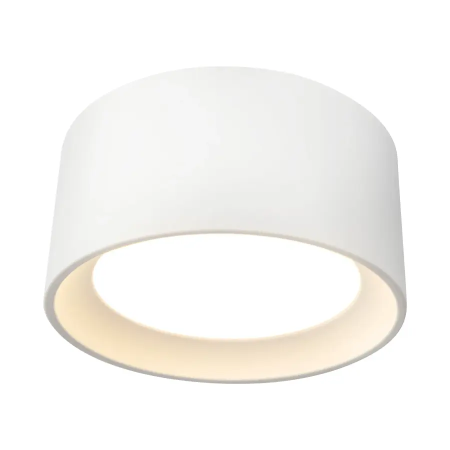 Uma 7-Inch Short Semi-Flush Mount in Black - Image 4