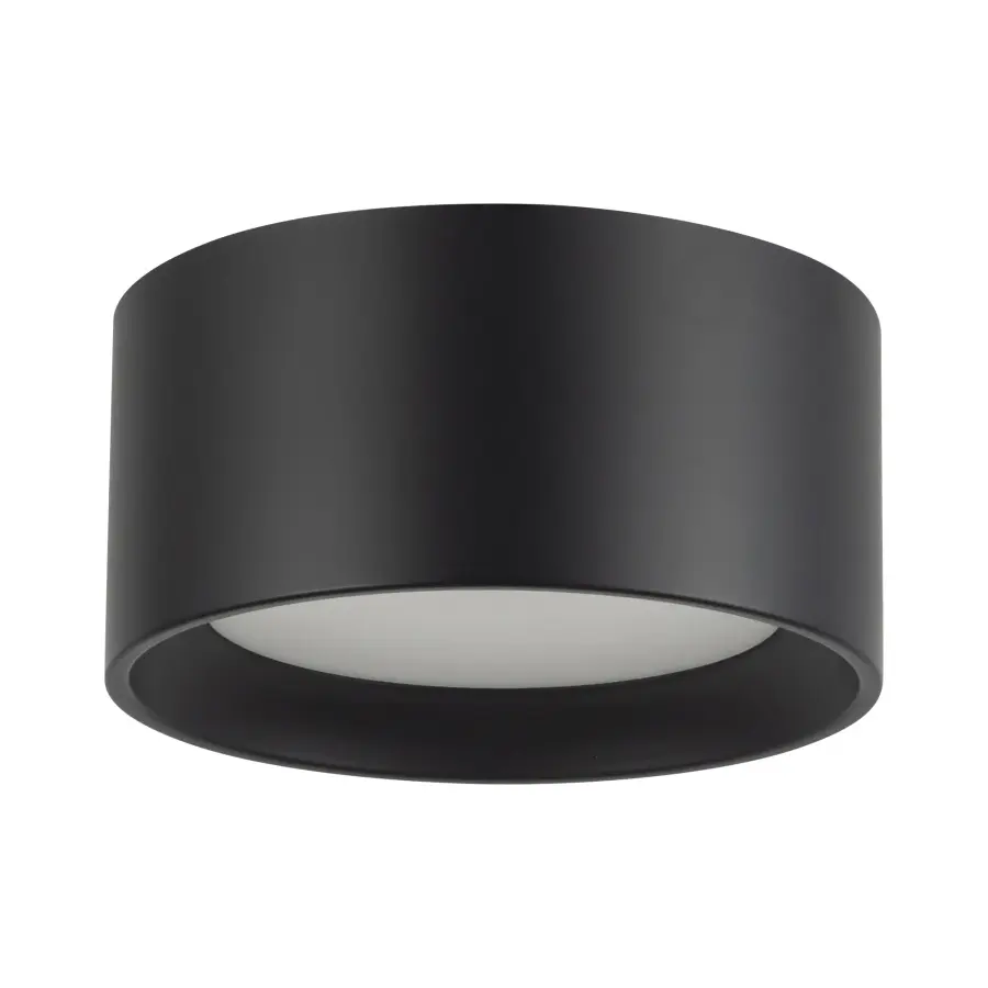 Uma 7-Inch Short Semi-Flush Mount in Black - Image 7