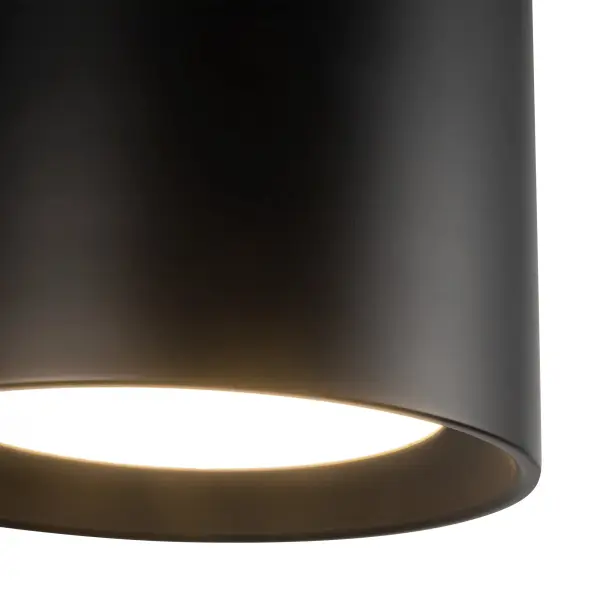 Uma 7-Inch Semi-Flush Mount in Black - Image 5