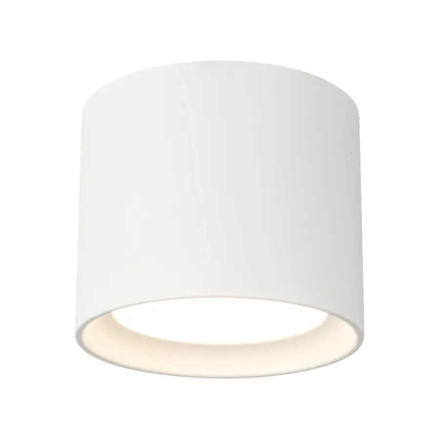 Uma 7-Inch Semi-Flush Mount in Black - Image 9