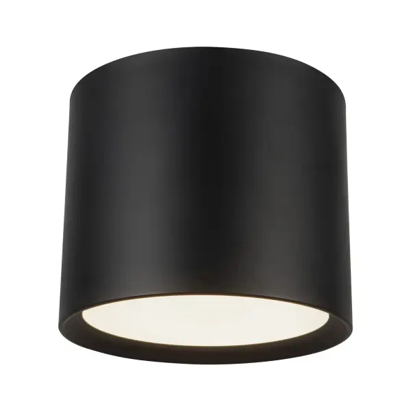Uma 12-Inch Semi-Flush Mount in Black - Image 4