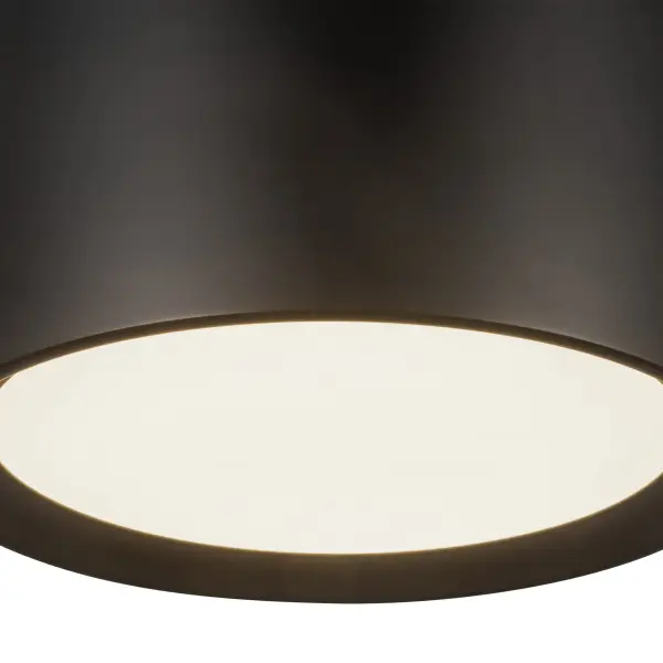 Uma 12-Inch Semi-Flush Mount in Black - Image 5