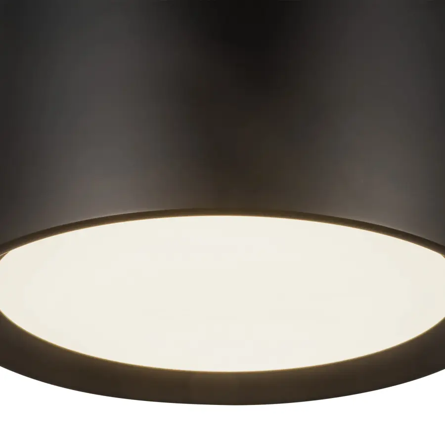 Uma 12-Inch Semi-Flush Mount in Black - Image 5