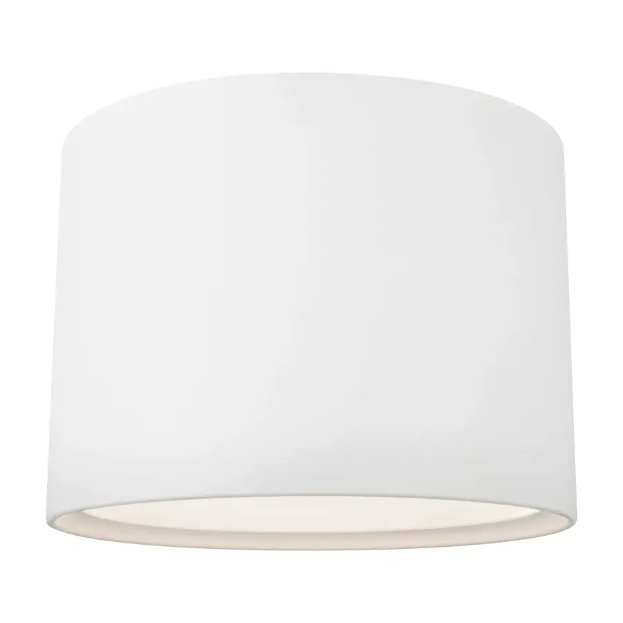 Uma 15-Inch Semi-Flush Mount in Black - Image 1