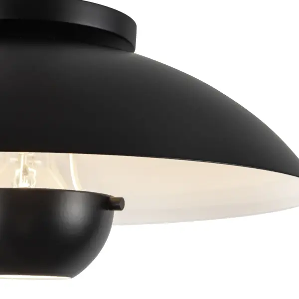 Umbra 14-Inch Semi-Flush Mount in Matte Black - Image 13