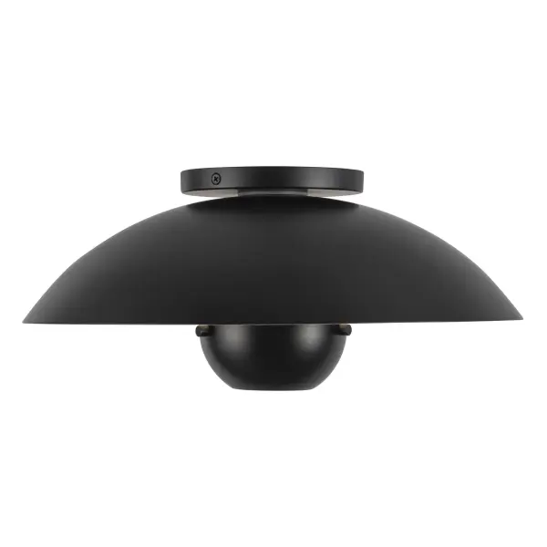 Umbra 14-Inch Semi-Flush Mount in Matte Black - Image 14
