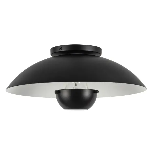 Umbra 14-Inch Semi-Flush Mount in Matte Black - Image 15