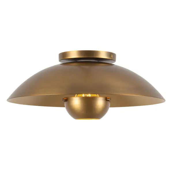 Umbra 14-Inch Semi-Flush Mount in Matte Black - Image 16