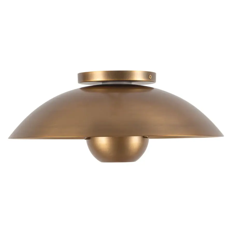 Umbra 14-Inch Semi-Flush Mount in Matte Black - Image 18