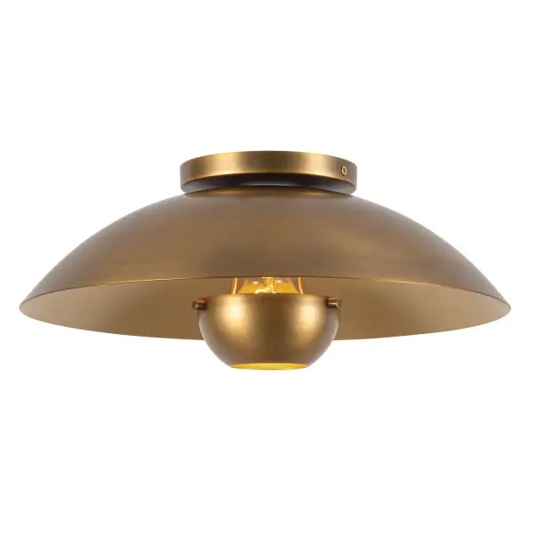 Umbra 14-Inch Semi-Flush Mount in Matte Black - Image 3