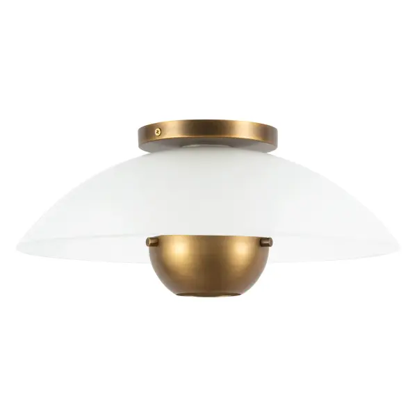 Umbra 14-Inch Semi-Flush Mount in Matte Black - Image 6