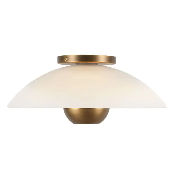 Umbra 14-Inch Semi-Flush Mount in Matte Black - Image 7