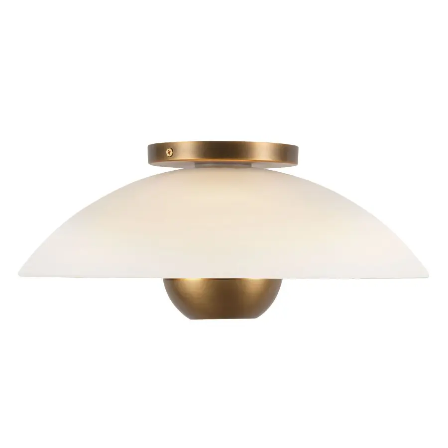 Umbra 14-Inch Semi-Flush Mount in Matte Black - Image 7