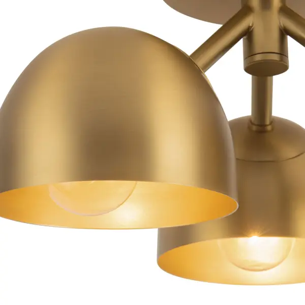Fosso 12-Inch Semi-Flush Mount in Brushed Gold - Image 7