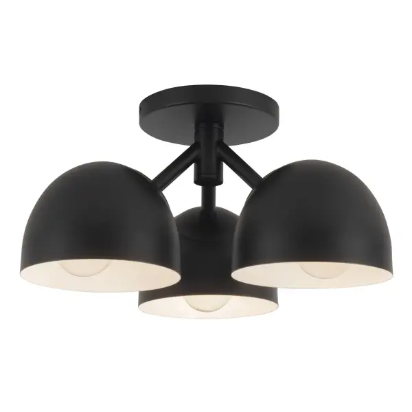 Fosso 12-Inch Semi-Flush Mount in Brushed Gold - Image 10