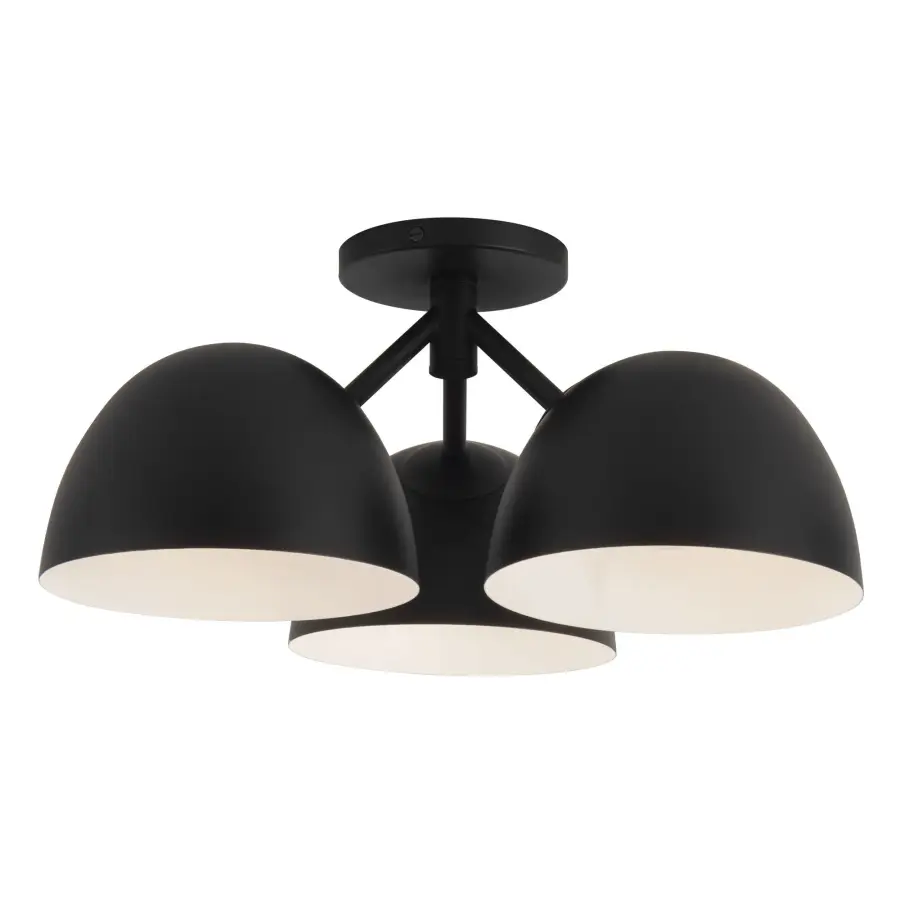Fosso 17-inch Semi-Flush Mount in Brushed Gold - Image 11