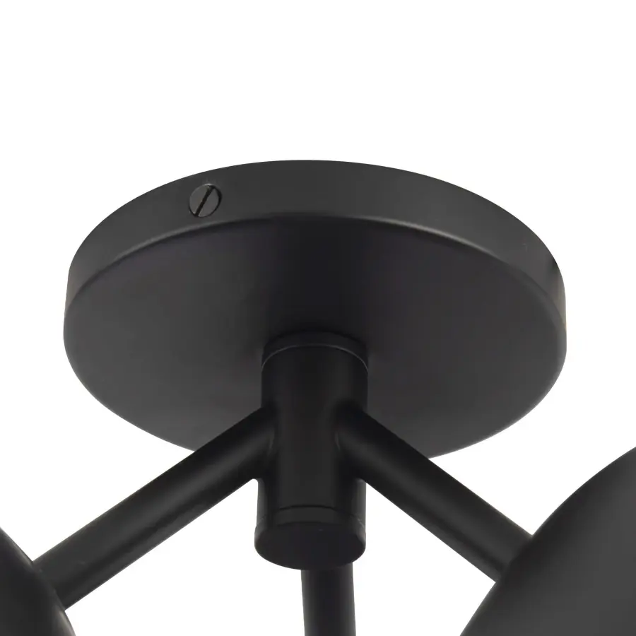 Fosso 17-inch Semi-Flush Mount in Brushed Gold - Image 12
