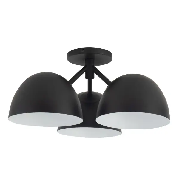 Fosso 17-inch Semi-Flush Mount in Brushed Gold - Image 4