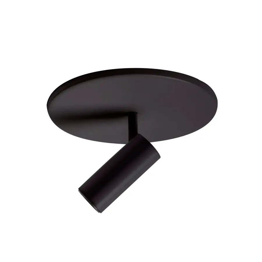 Downey 1-Light Semi-Flush Mount in Matte Black - Image 5