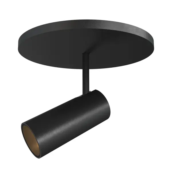 Downey 2-Inch Semi-Flush Mount in Matte Black - Image 1