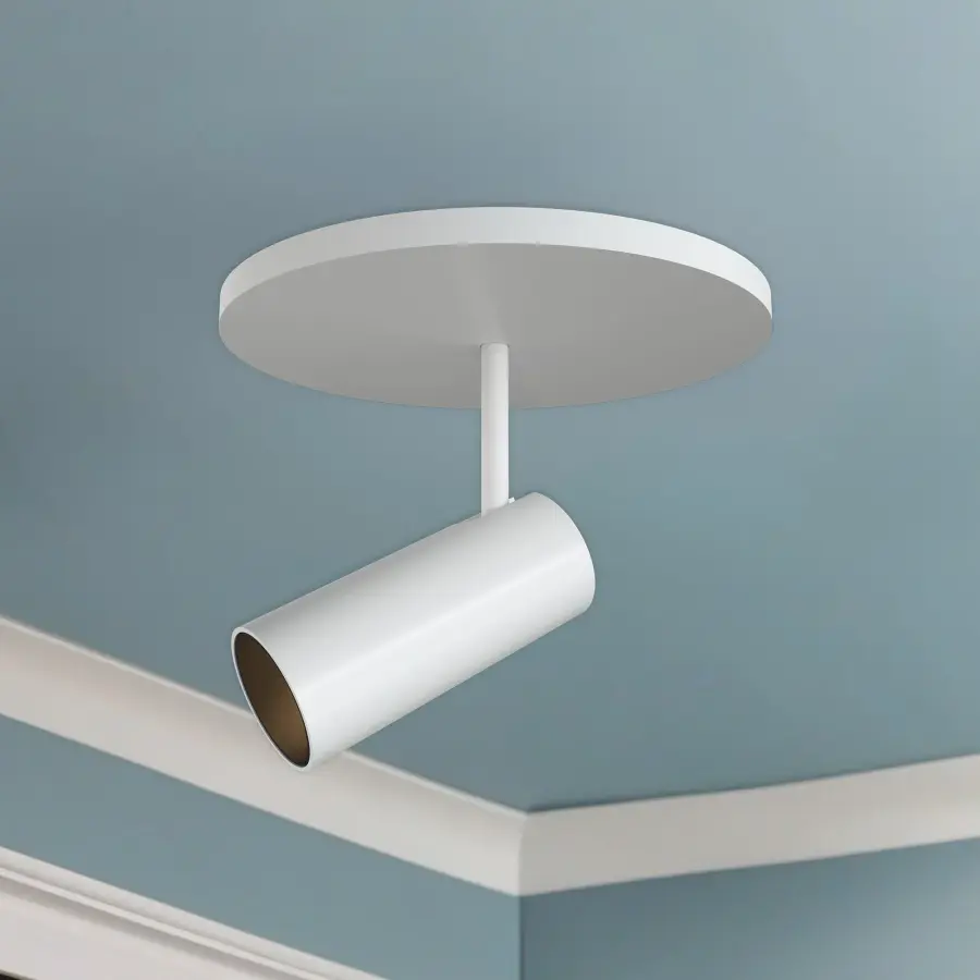 Downey 2-Inch Semi-Flush Mount in Matte Black - Image 4