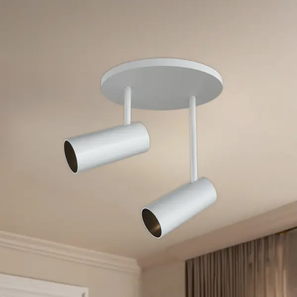 Downey 2-Head Semi-Flush Mount - Image 4