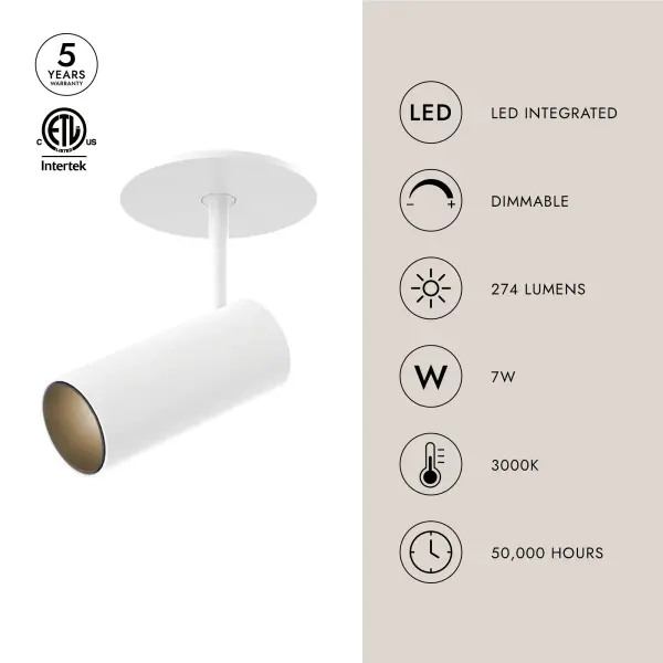 Downey 2-in Semi-Flush Mount in Matte Black - Image 6