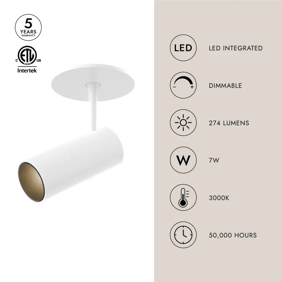 Downey 2-in Semi-Flush Mount in Matte Black - Image 6