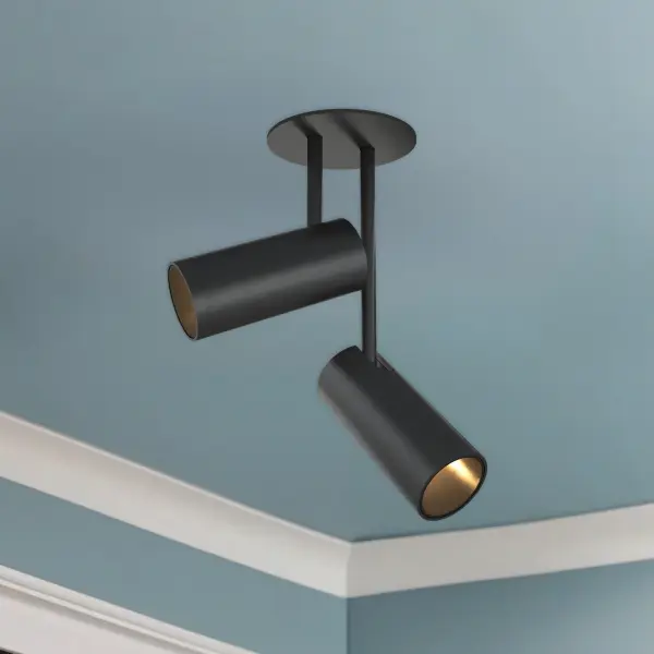 Downey 2-Head Semi-Flush Mount - Image 5