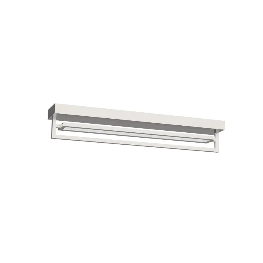 Mondrian 30" Semi-Flush Mount in Brushed Nickel - Image 1